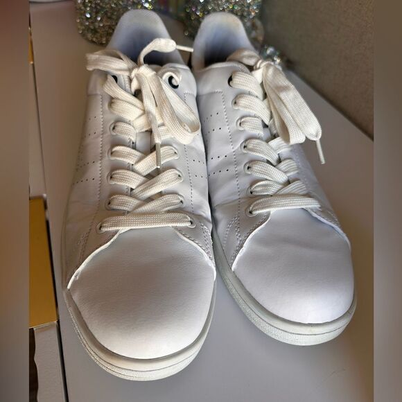 Tommy Hilfiger Men’s Sneakers – White Leather Low Top Size 13 - Picture 9 of 17